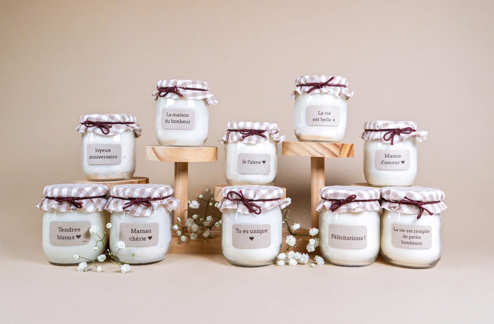 Bougie parfumée à message – Joyeux Noël